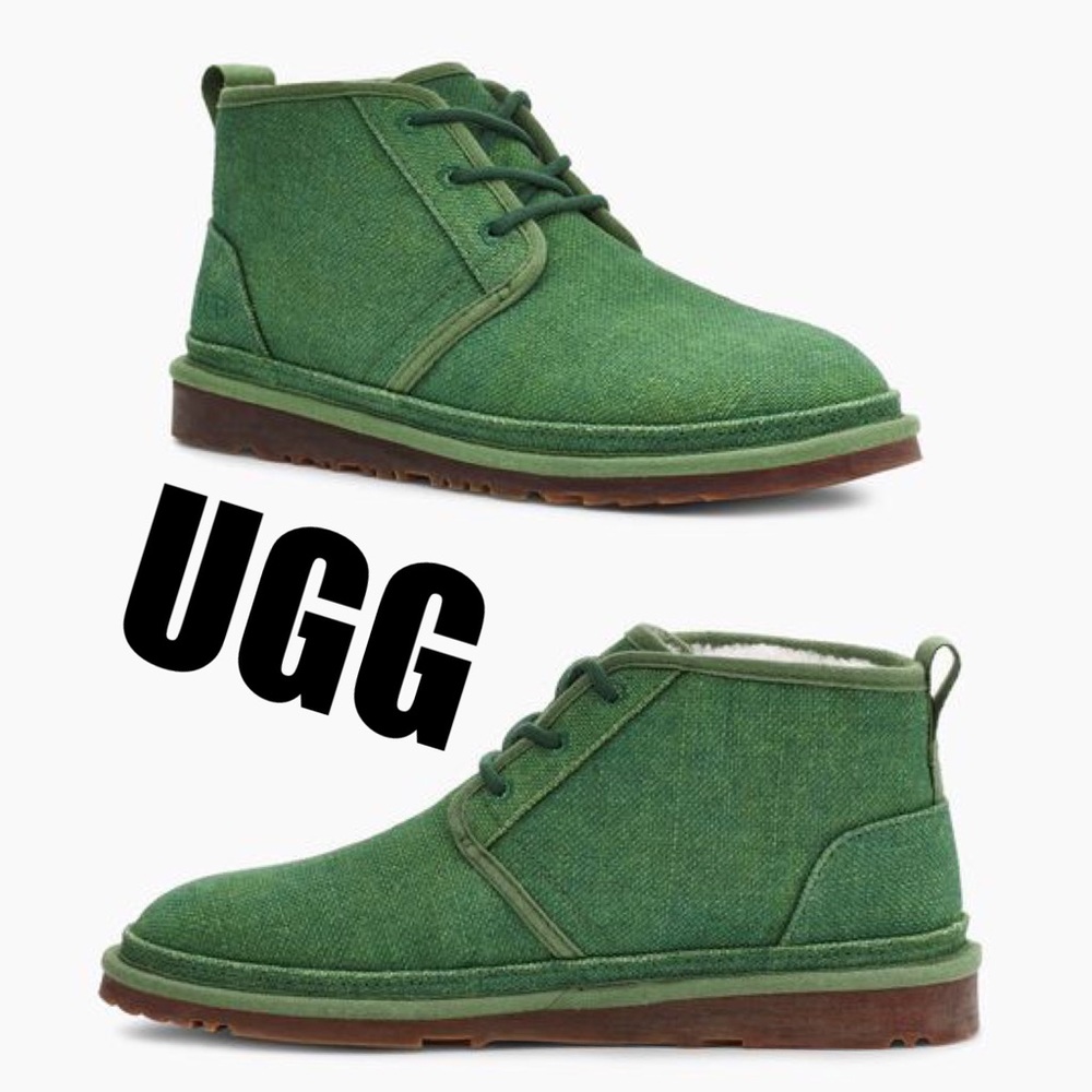 Ugg Men’s Neumel Natural green boot Canva classic casual outdoor style vacation